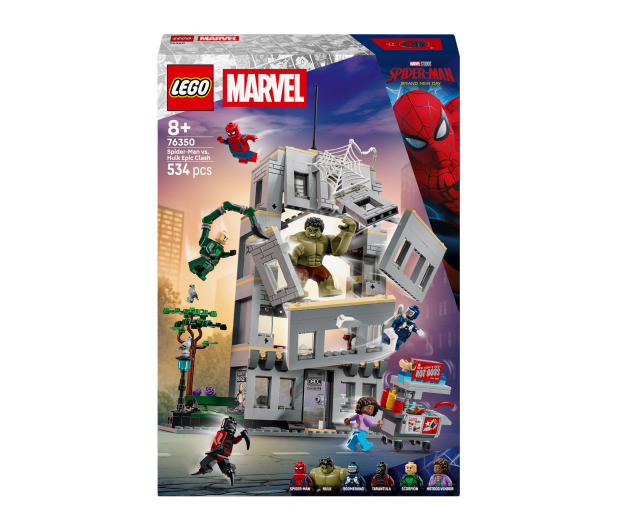 LEGO SUPER HEROES 76350 Epickie starcie: Spider-Man kontra Hulk - 1529855 - zdjęcie